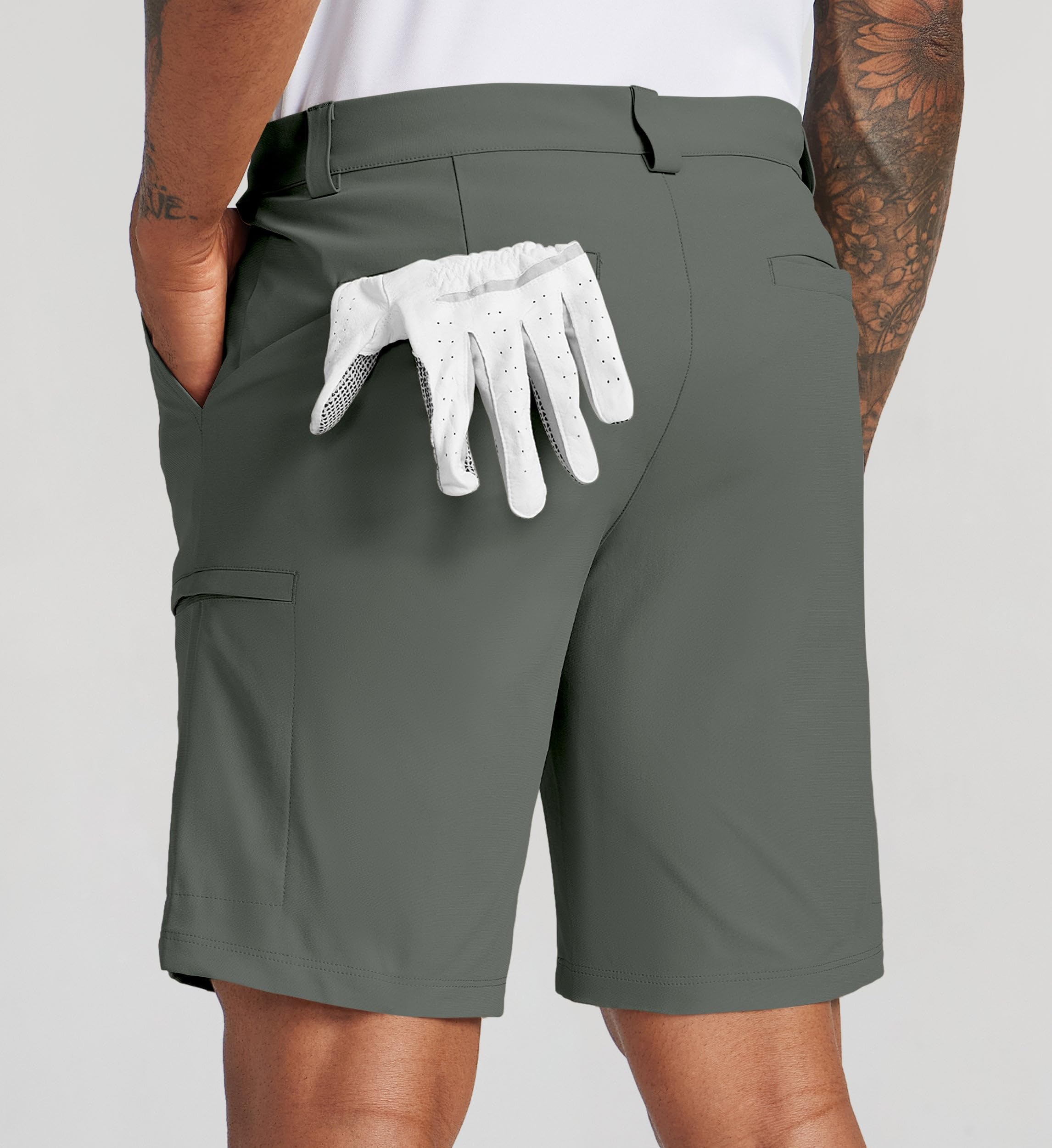 Willit men's golf shorts UPF 50+ protection on sunny days