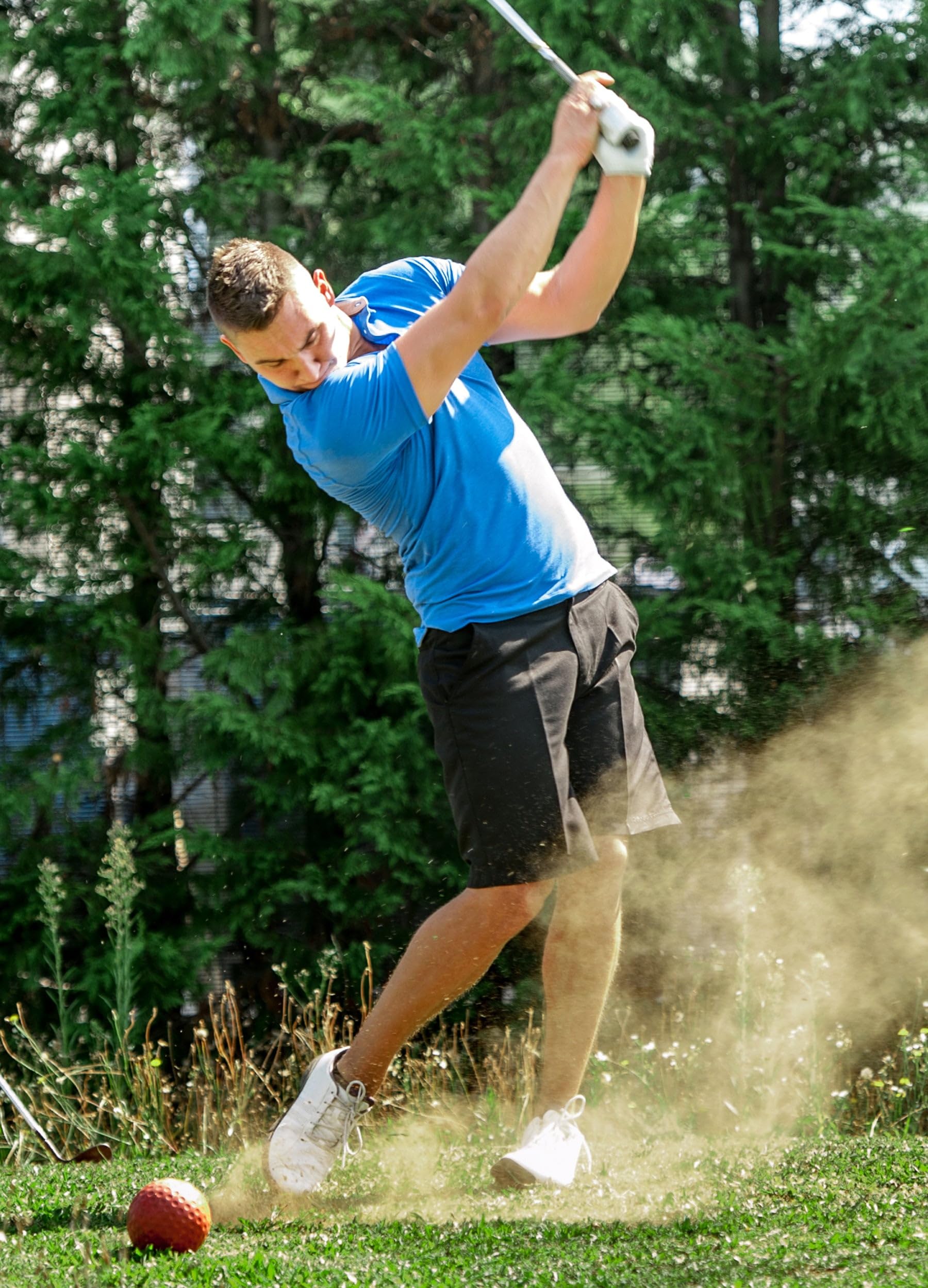 Willit men's golf shorts UPF 50+ sun protection panel