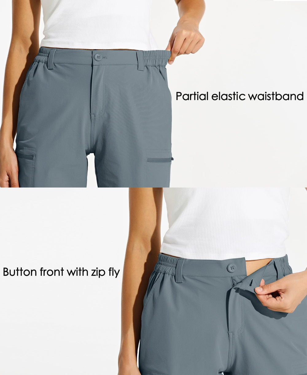 Willit shorts with DWR finish repel light rain and stains