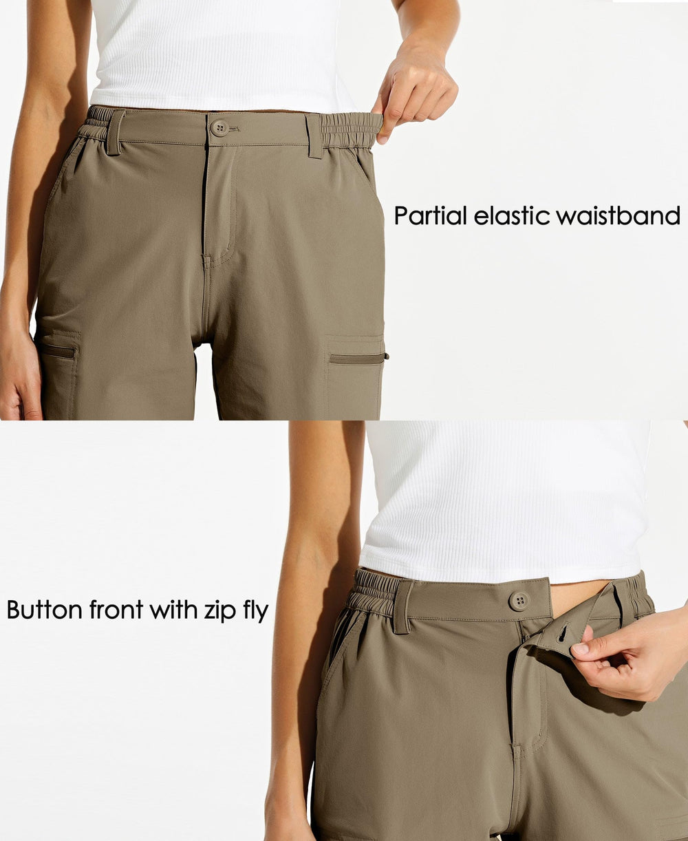 Willit shorts fabric close-up showing quick-dry and breathable performance.