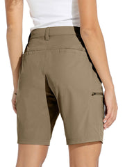 Willit hiking cargo shorts side pocket view highlighting secure stash pockets.