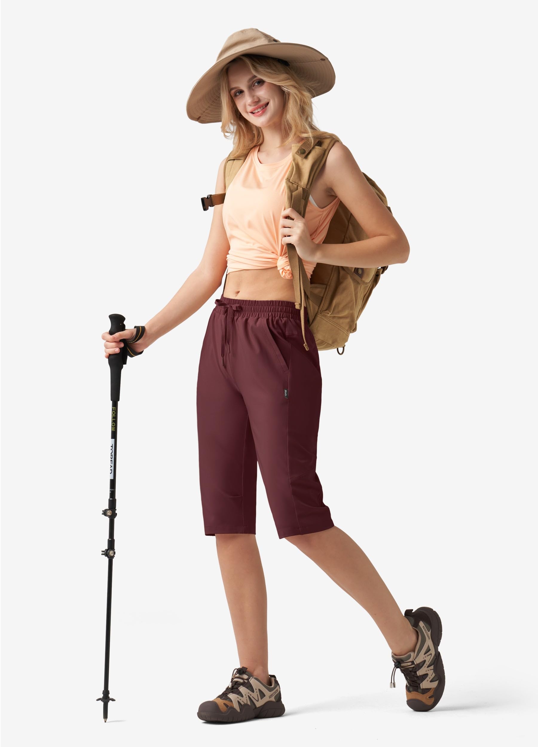 Willit 15in hiking shorts in action show practical, reliable performance for outdoor activities.