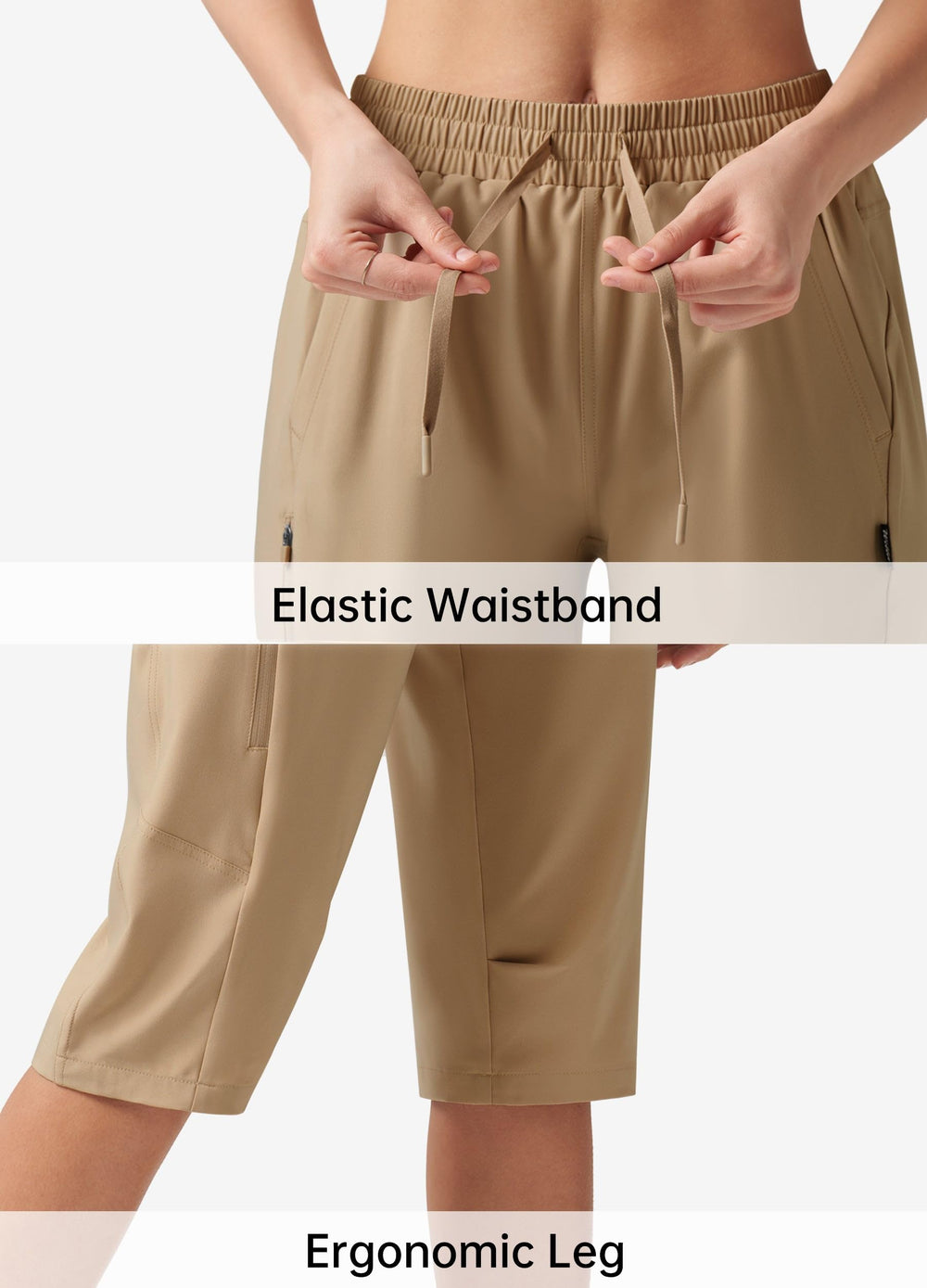 Willit adjustable waistband with drawstring offers secure fit for all outdoor activities.