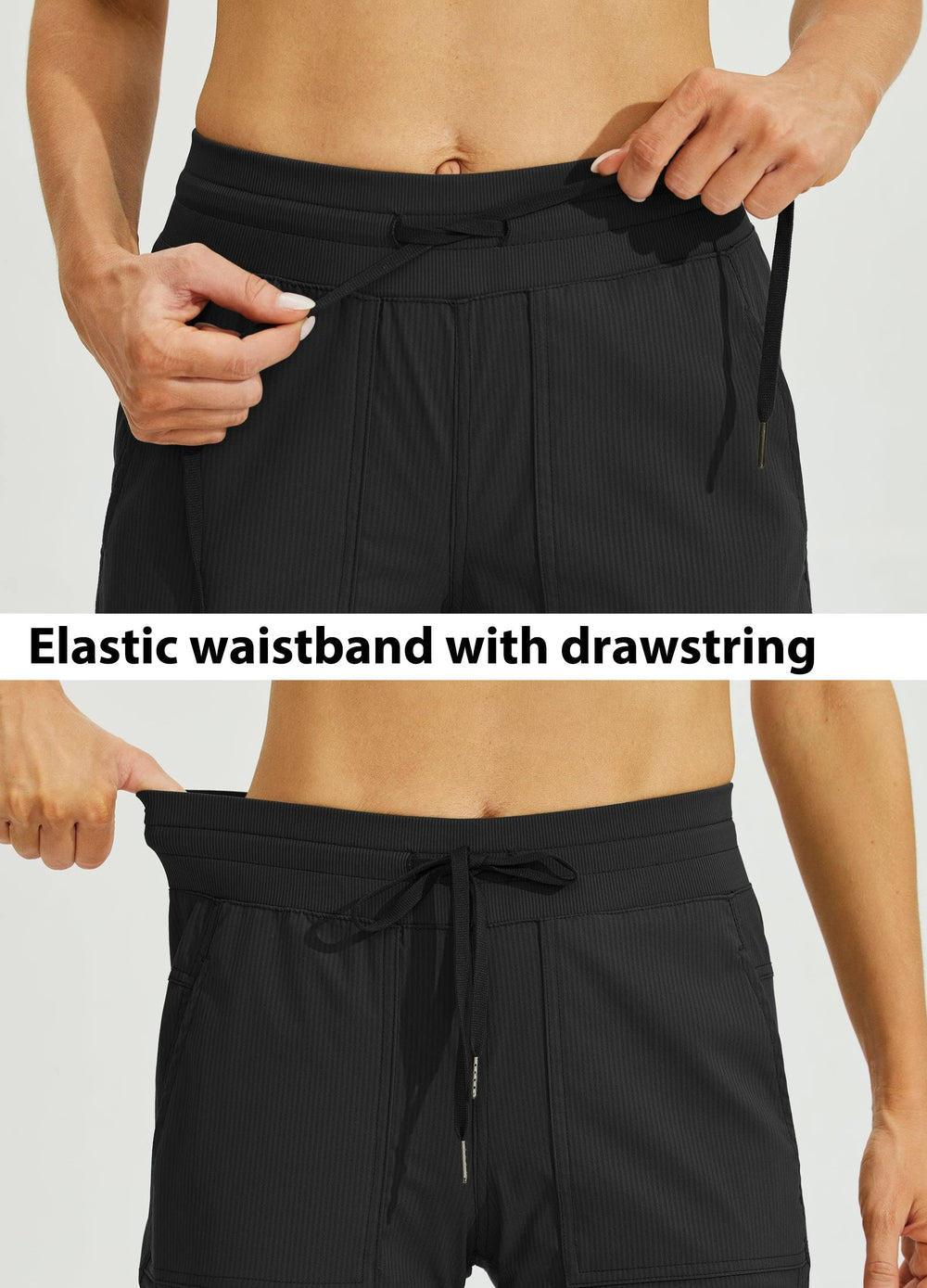 Willit women's capris inner-pocket secure small items during workouts.