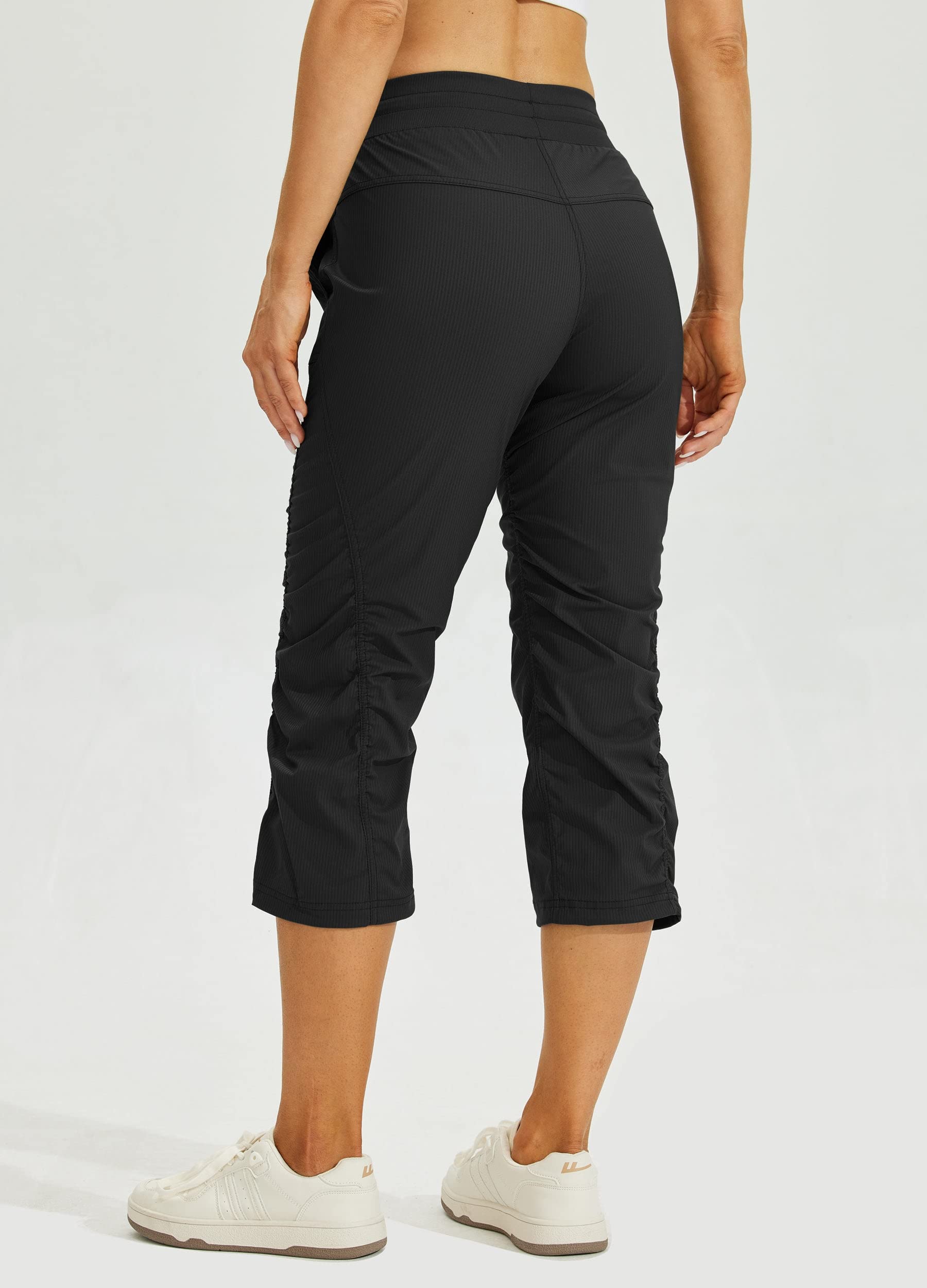Willit women's capris stretch-mobility for comfortable range during workouts.