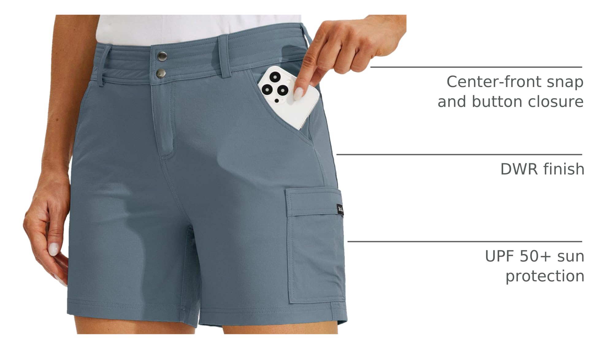 Willit cargo-pocket closeup highlights durable design with 5-pocket layout.