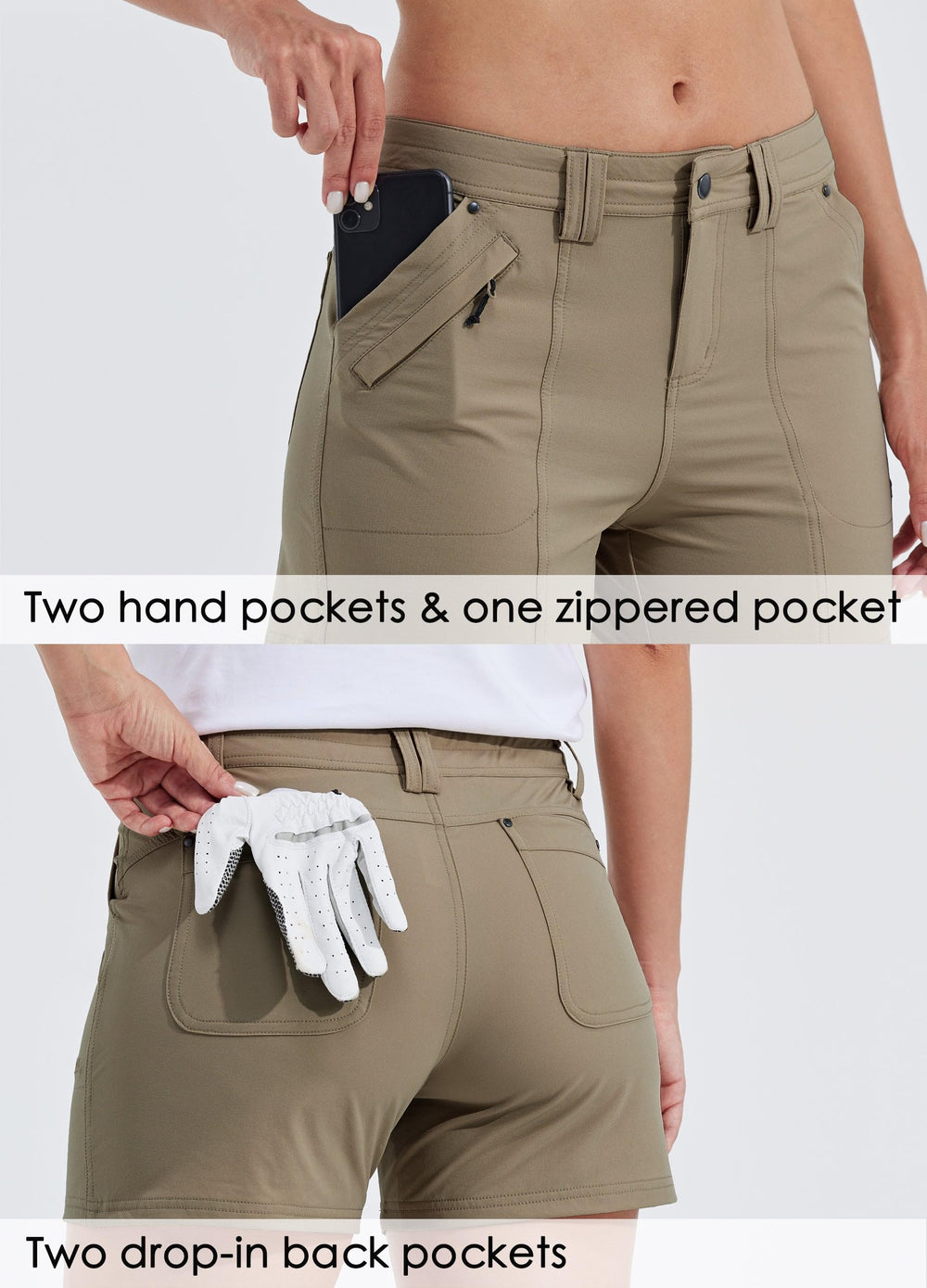 Willit shorts 4.5-inch inseam on model showing mobility.