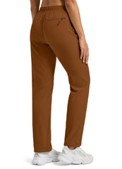 Willit women's hiking pants back pocket zip provides safe storage during travel.