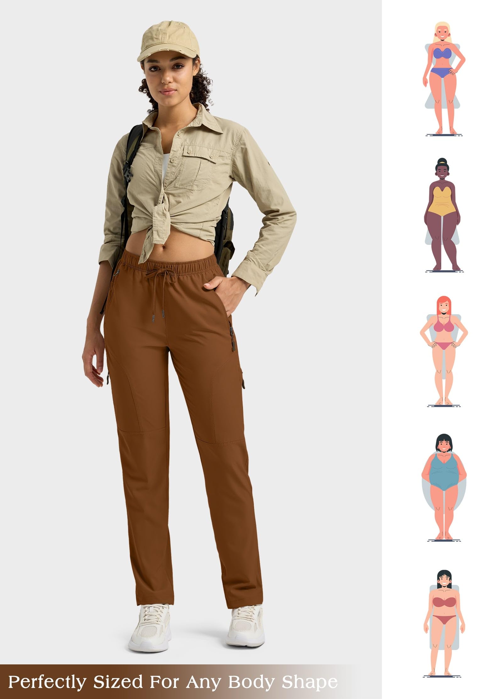 Willit pants on-trail scene illustrate sun protection and versatile styling.