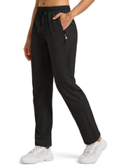 Willit women's hiking pants close-up shows quick-dry fabric for moisture-wicking comfort.
