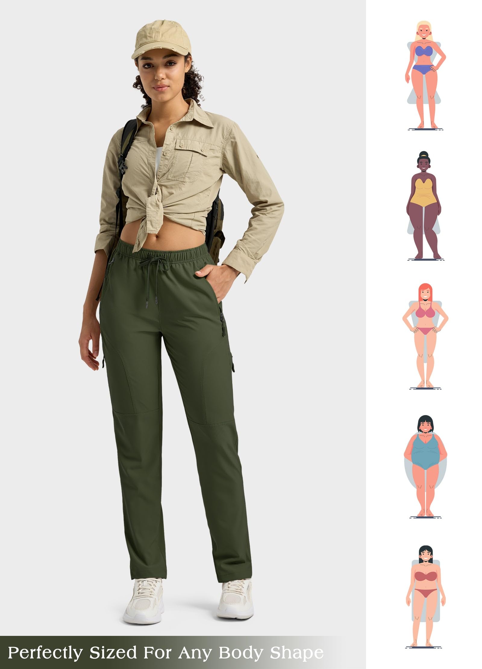 Willit sage green hiking pants on trail showcasing outdoor versatility