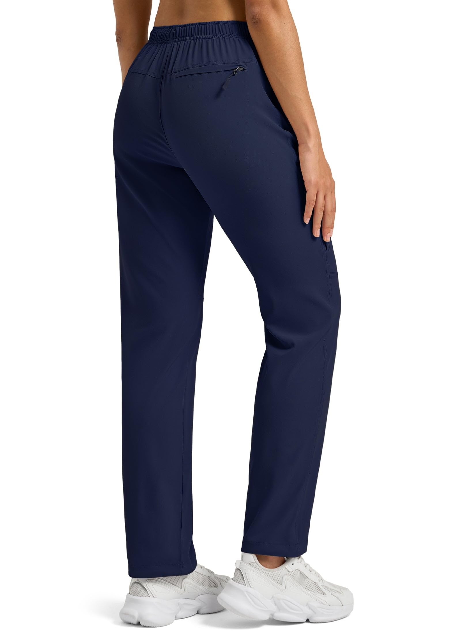 Willit women's hiking pants showing secure zip pockets for valuables