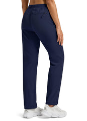 Willit women's hiking pants showing secure zip pockets for valuables