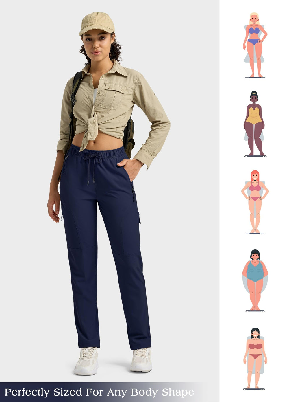 Willit women's hiking pants available in petite regular tall sizes for versatile outdoors