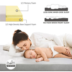 Willpo memory foam core provides support and breathability for uneven surfaces.