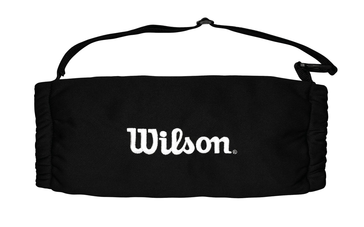 Wilson Football Hand Warmer for adults in black; keeps hands warm and ready for throws.