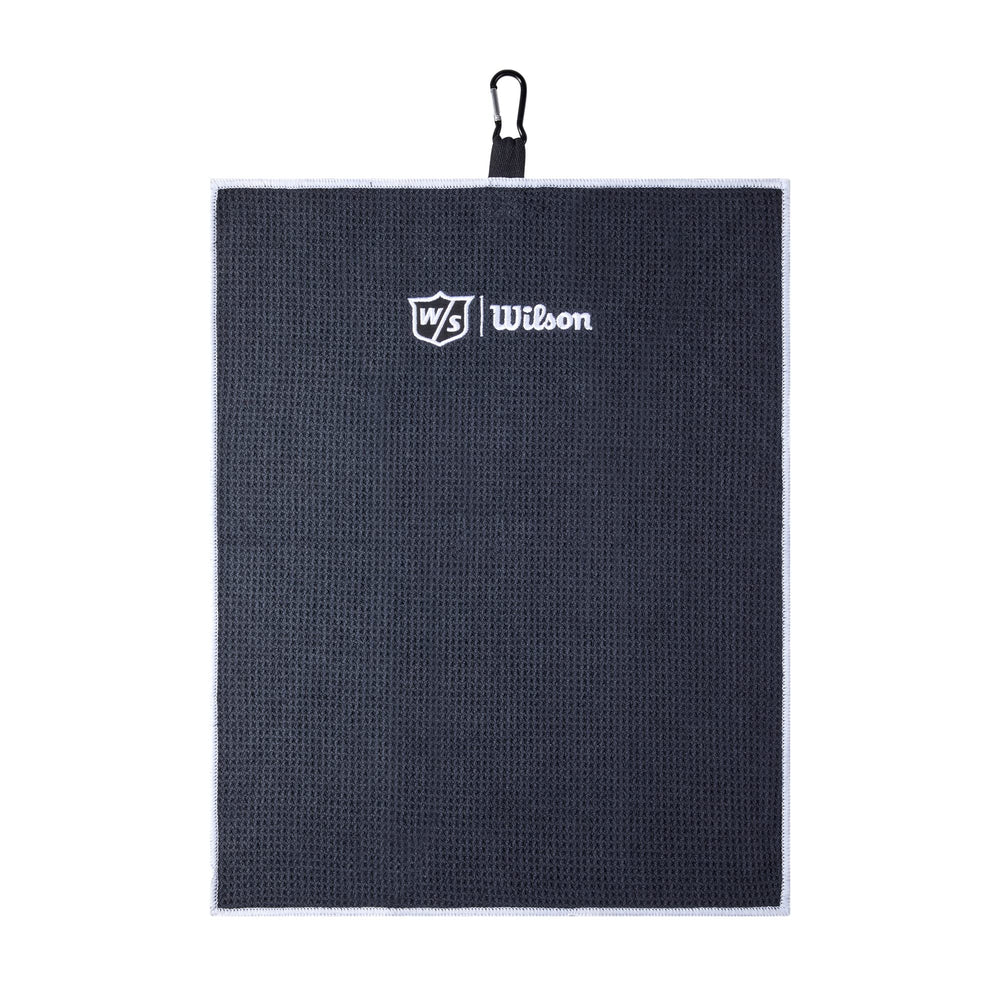 Wilson W/S Tri Fold Towel BL ideal for gym, travel, camping