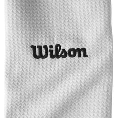Wilson W/S Tri Fold Towel WH carabiner clip, easy to attach to gym bag