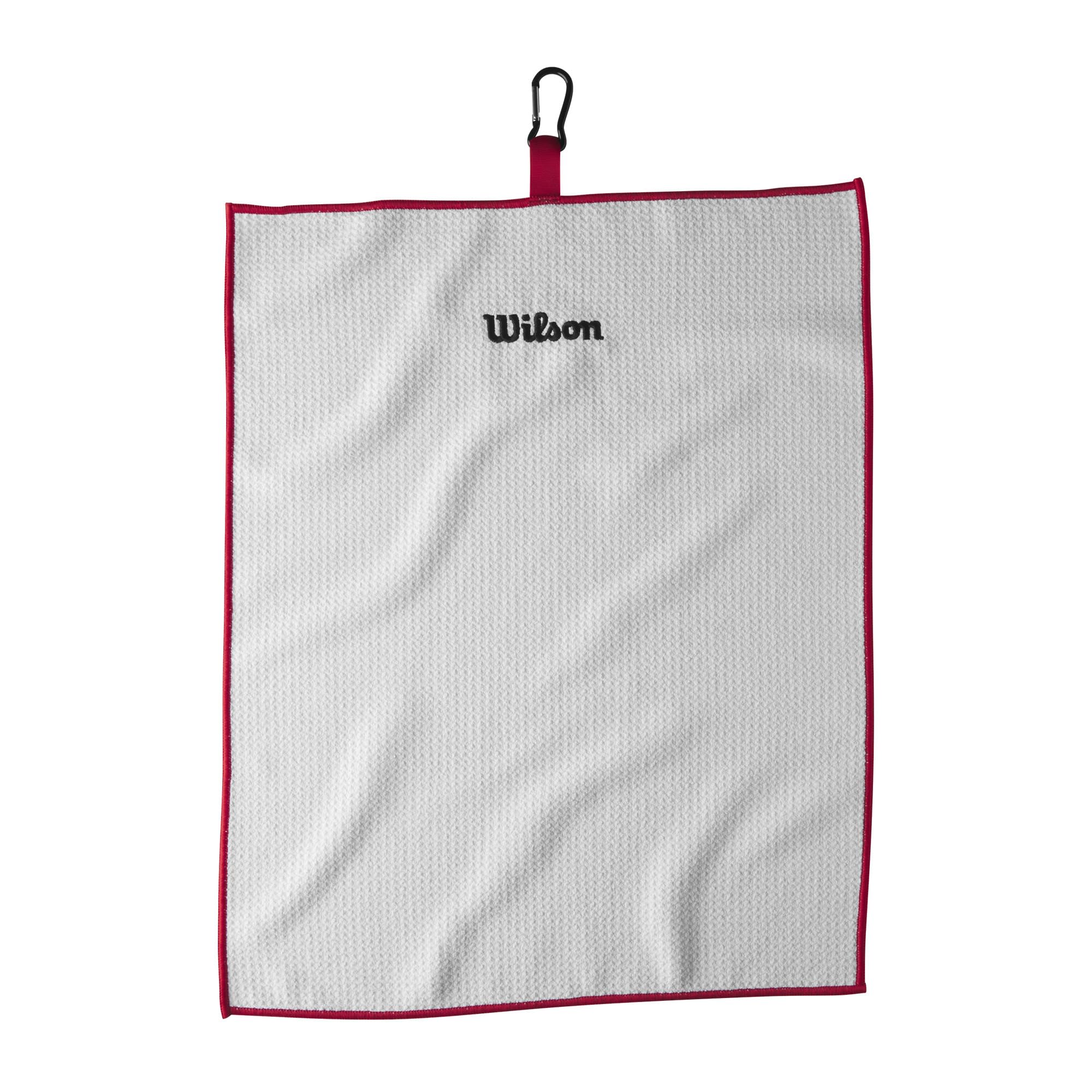 Wilson W/S Tri Fold Towel WH waffle weave texture, quick-drying for workouts