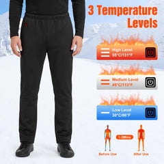 Wilytyres heated pants calves target lower legs for consistent warmth.