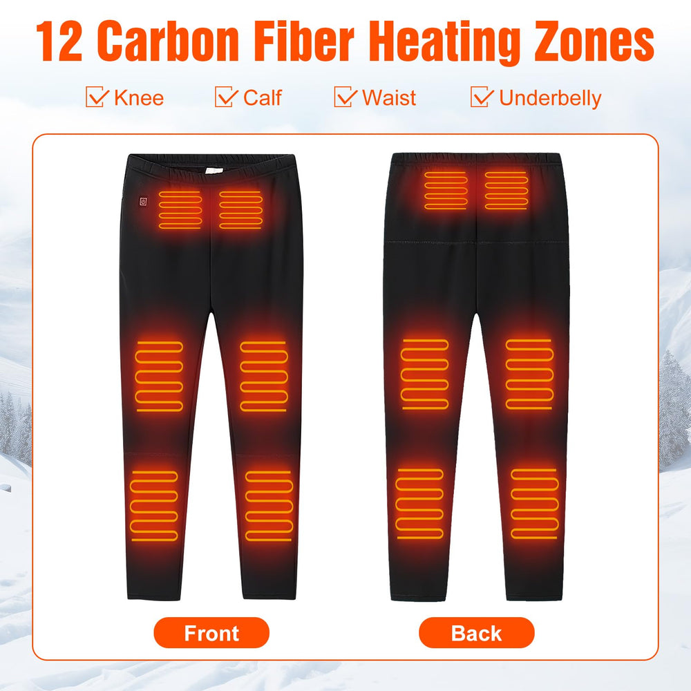 Wilytyres heated pants knees area help maintain mobility in cold weather.