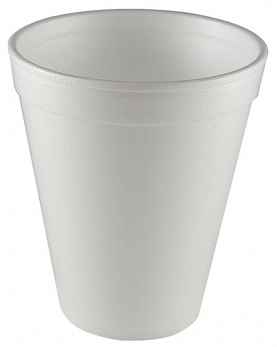 Wincup C12A 12oz white foam cup for hot drinks and events
