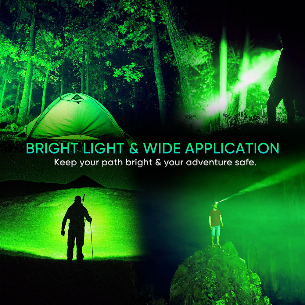 WINDFIRE night-hunting headlamp ideal for camping, fishing, and cycling.