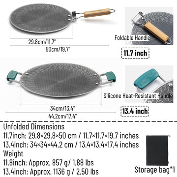 Windhike Blackdog detachable handle folded for compact storage