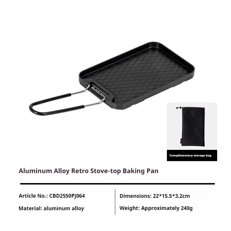 Windhike Blackdog frying pan showing ultra-lightweight design ideal for backpacking.