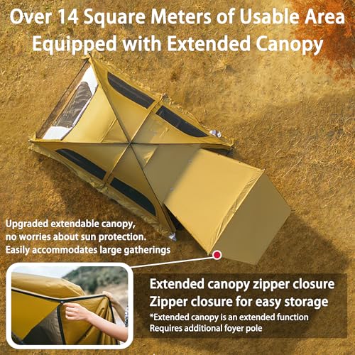 Windhike Dune 10.9-Top stove jack detail for safe stove use.
