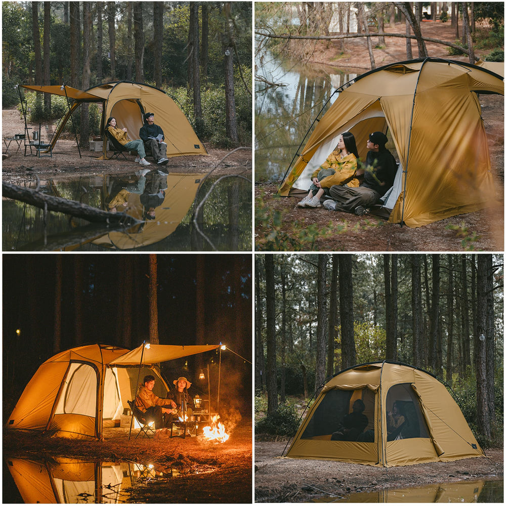 windhike Dune7.6 tent packed size indicates easy transport for car trips