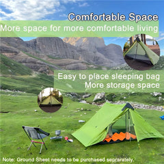 Windhike Lanshan outer tent fabric, silicone-coated, waterproof 5000mm for reliable protection.