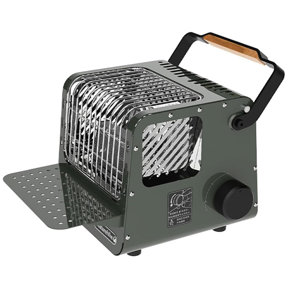 Windhike Naturehike 3 in 1 stove assembled for quick setup and warmth on trails.