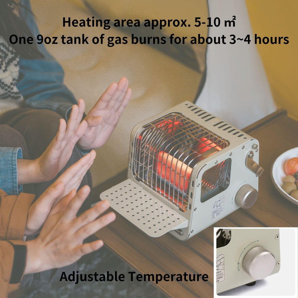 Windhike Naturehike 3 in 1 stove heating zone demonstrates rapid warming capability.