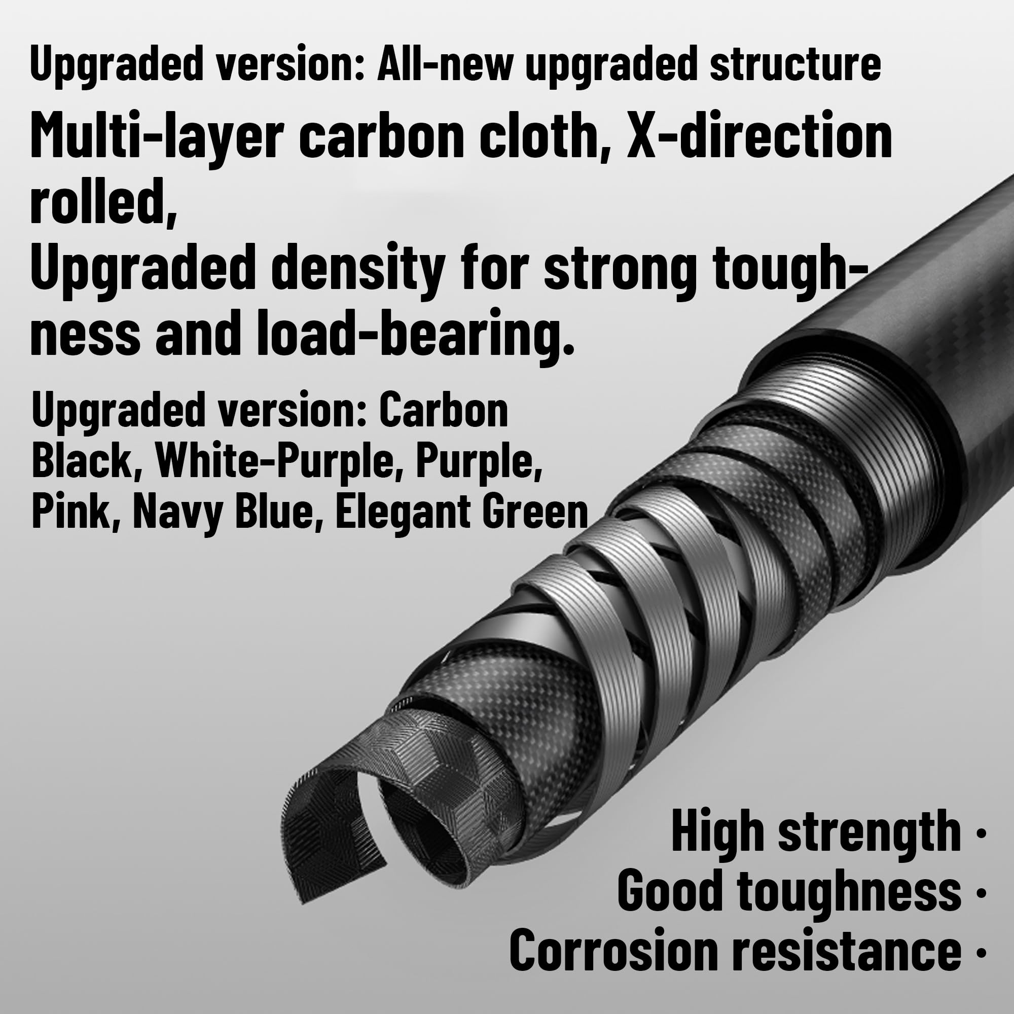 Windhike trekking pole extended to show reach on rugged trail