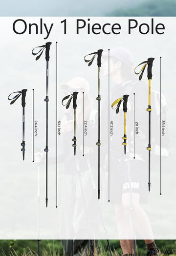 Windhike Naturehike 3K trekking poles extended for tall hikers on rugged trails.