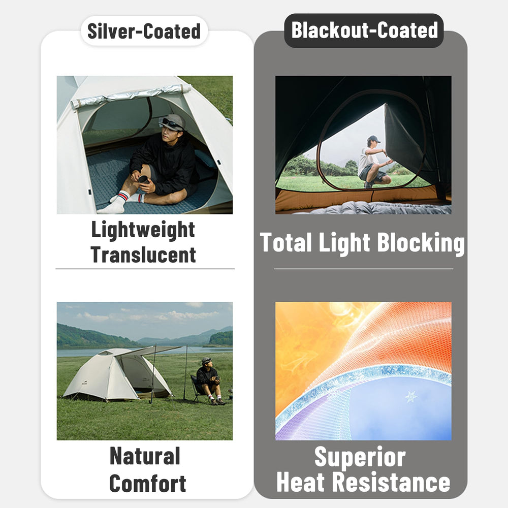 Windhike Cloud River Tent interior with mesh, cool airflow for warm nights