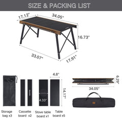 Windhike Naturehike foldable table legs setup highlights stable frame for cooking