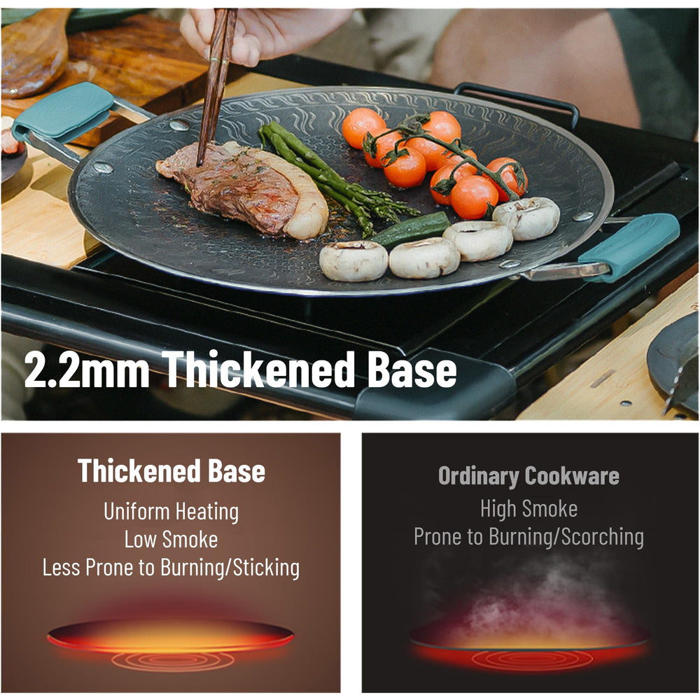 Windhike Naturehike griddle pan 316 stainless steel for safe cooking
