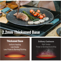 Windhike Naturehike griddle pan 316 stainless steel for safe cooking