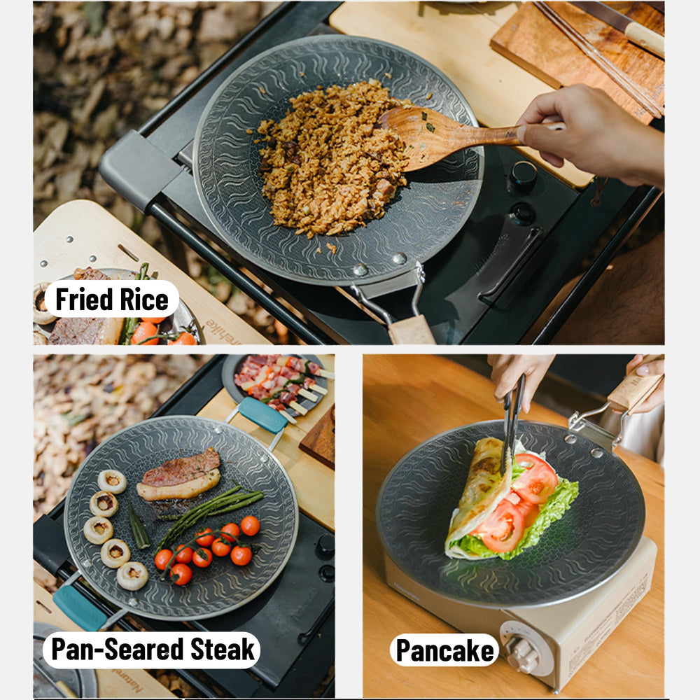 Windhike Naturehike griddle pan induction-compatible design fits many stoves