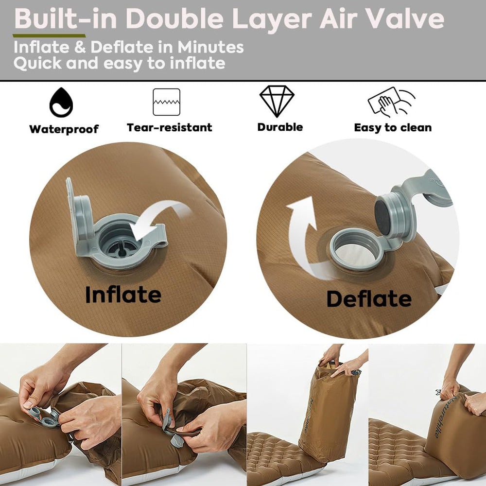 Multi-point support design provides soft, stable rest on rough surfaces.