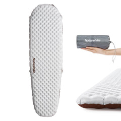 Windhike Naturehike sleeping pad inflated for warm comfort outdoors