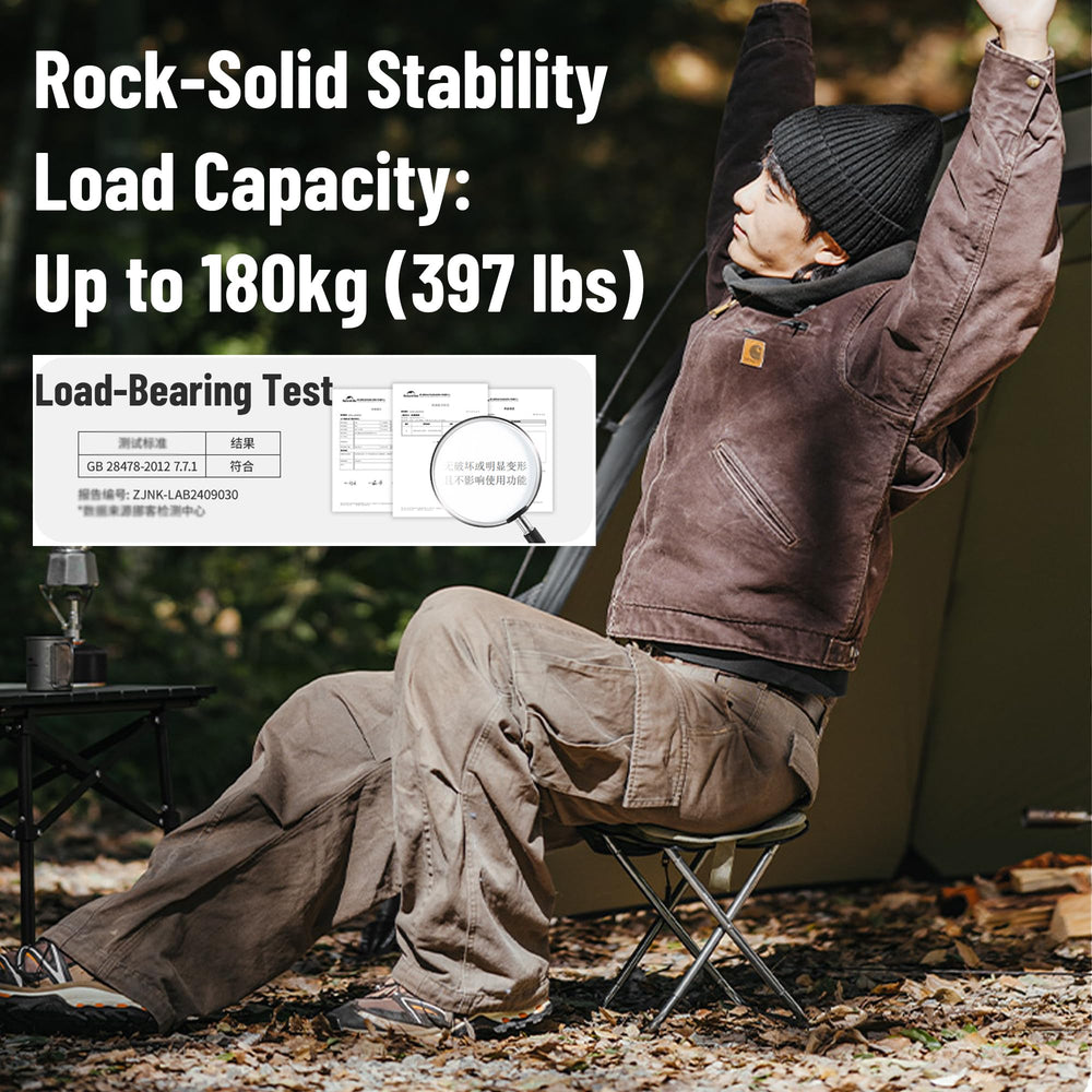 Windhike Naturehike 7075 aluminum frame supports seating