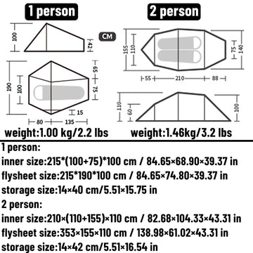 Windhike tunnel tent suitable for three-season camping