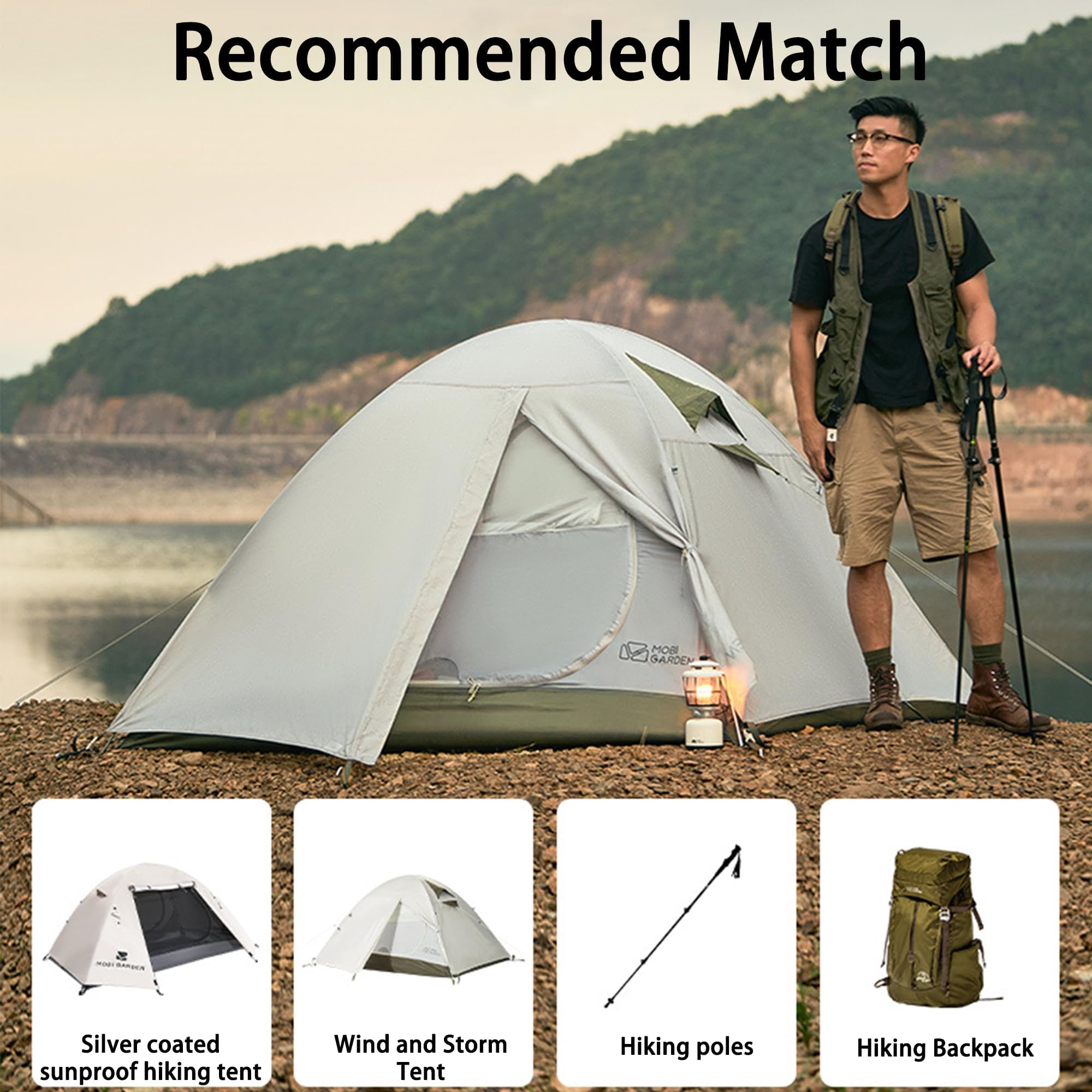Windhike R2.6 double-sided design offers versatile setup and moisture protection