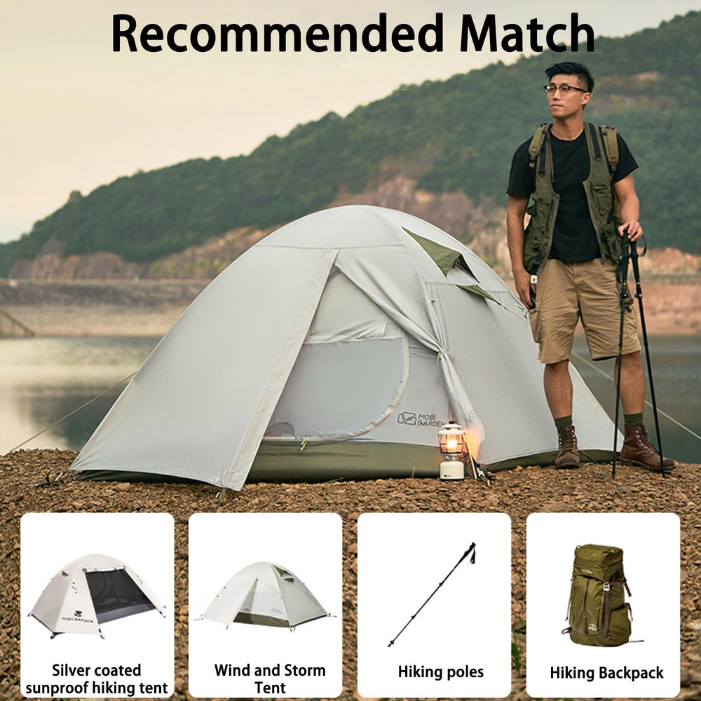 Windhike R2.6 double-sided design offers versatile setup and moisture protection