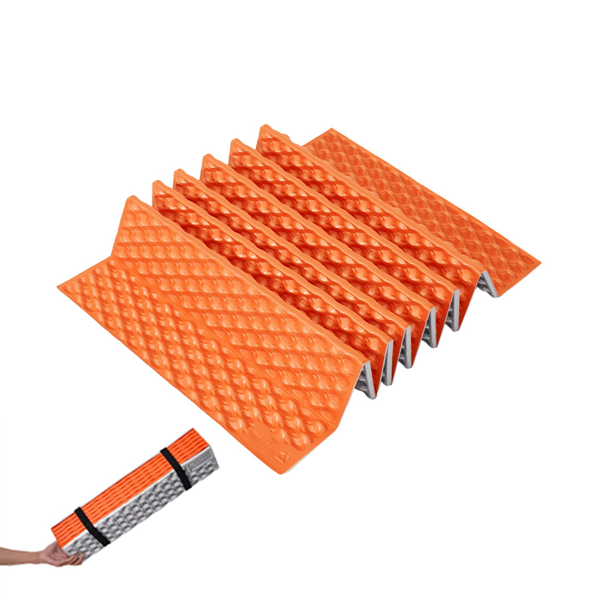 Windhike R2.6 orange open-size sleeping pad for backpacking comfort