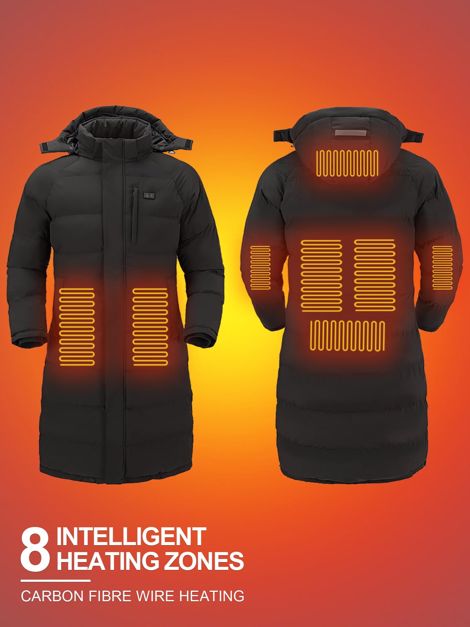 Windpost heated jacket with detachable hood demonstrates versatile coverage for cold commutes.
