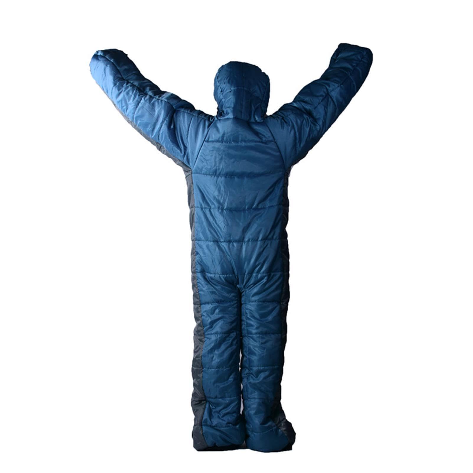 Windproof Temporary Rest Bag hollow cotton insulation visible for consistent warmth.